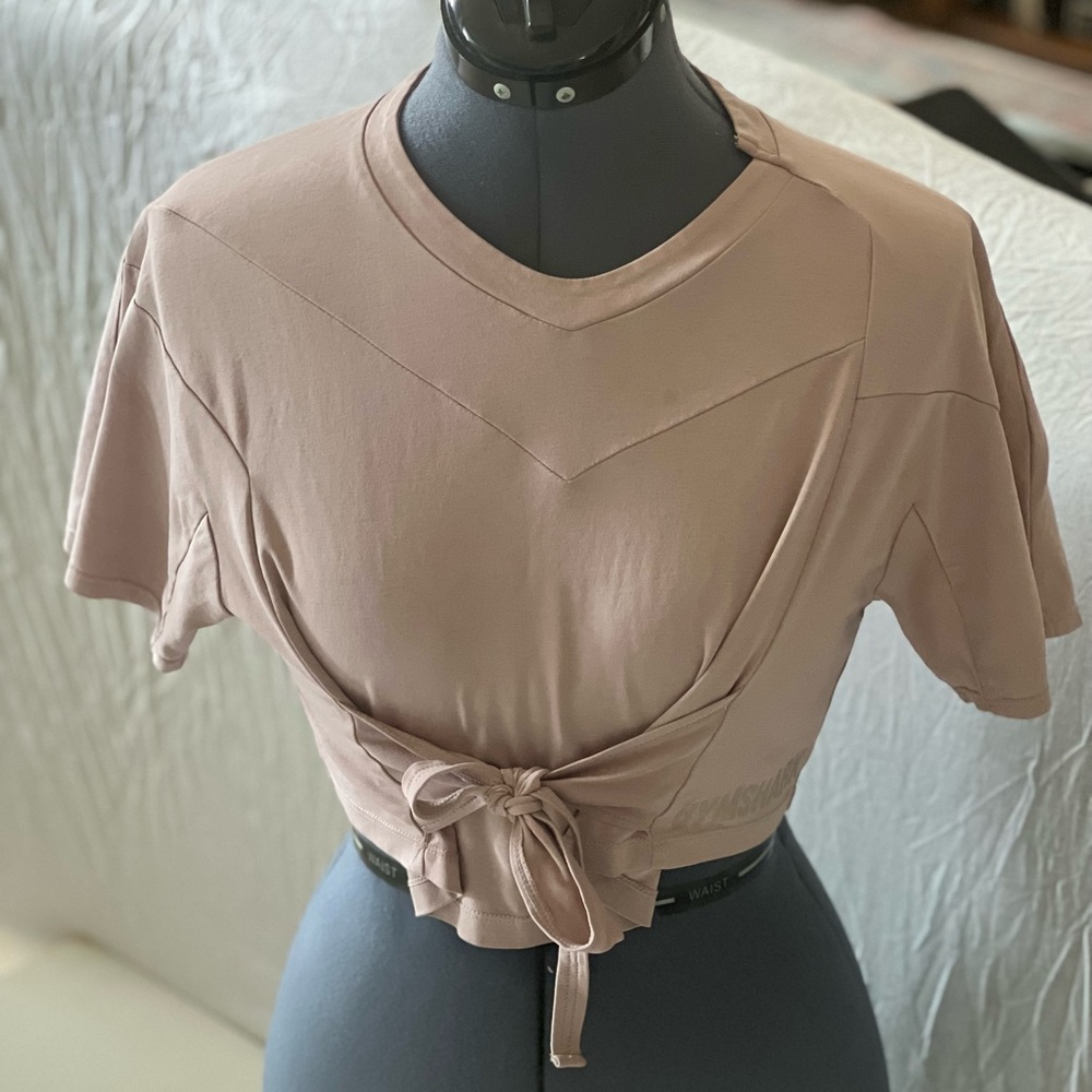 Gymshark Tie Front Athleisure Top
